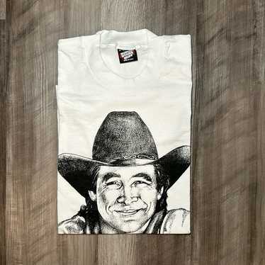 Clint Black Screen Stars Best Vintage Tee - Small