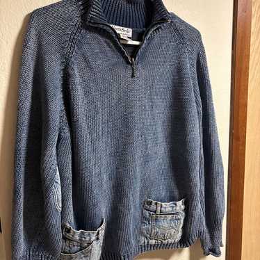 NorthStyle Denim Blue Sweater