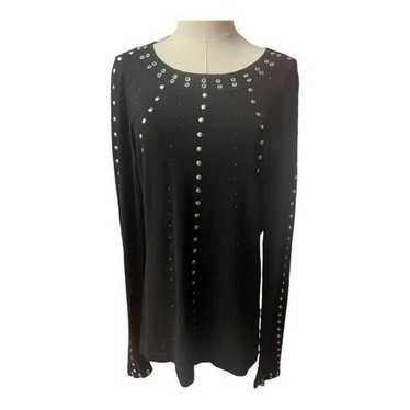 Cache Black Studded On Trend Goth Punk Swester Siz