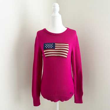 lauren ralph lauren - vintage flag pullover sweate