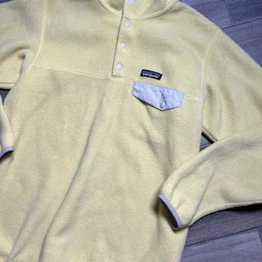 Vintage Patagonia Synchilla Yellow snap button Swe