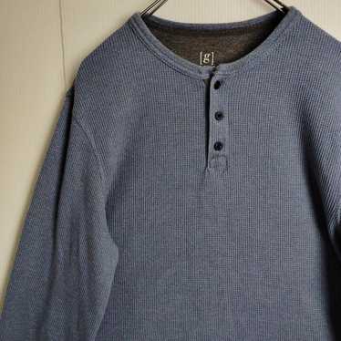 George Long Sleeve Shirt Thermal Shirt Henley Neck