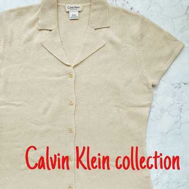 【Rare】Calvin Klein Vintage Cashmere Knit Cardigan