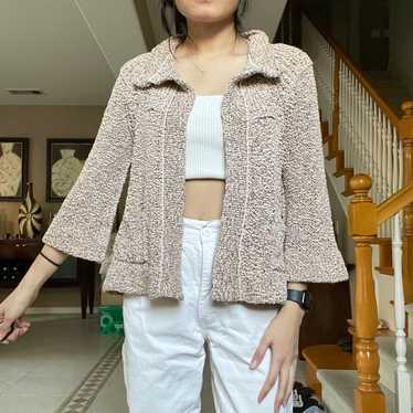 vintage y2k brown fairy grunge grandma cardigan