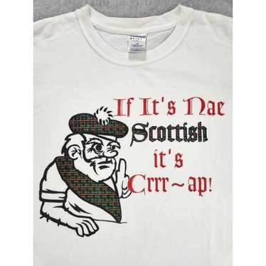 Vintage 90s If Its Not Scottish Its Crap T-shirt N