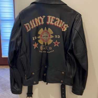 ヴィンテージ90's DKNY レザージャケット Vintage 90s Leather Jacket // Vtg 1993 DKNY Donna Karan
