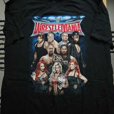 4 WWE Wrestlemania shirts