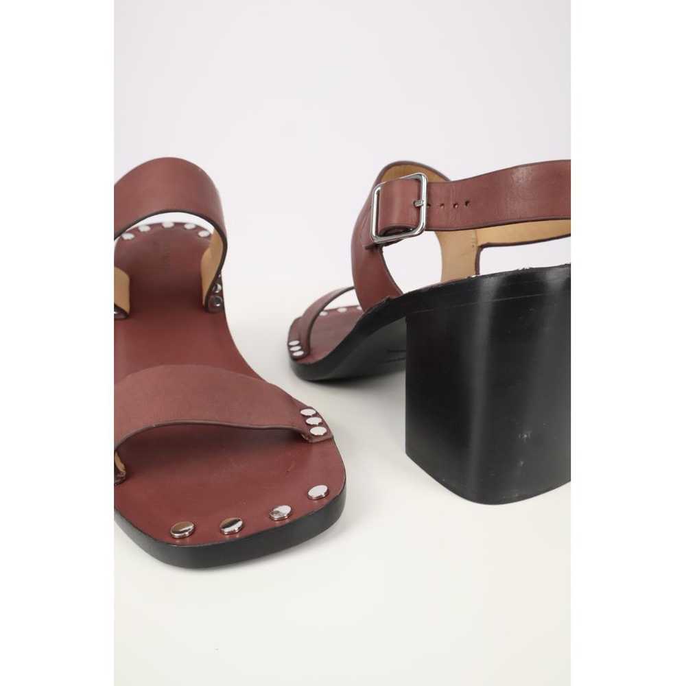 Jil Sander Leather sandal