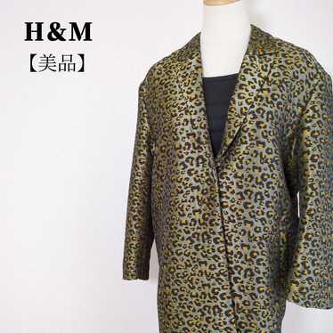 【Excellent condition】H&M H and M Leopard Jacquard 