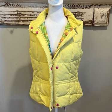 Lilly Pulitzer Vintage Down Puffy Vest size M