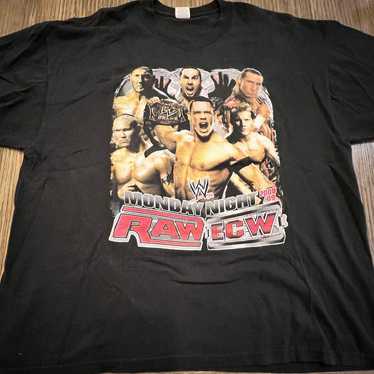 Vintage Wwe Ecw Monday night raw shirt