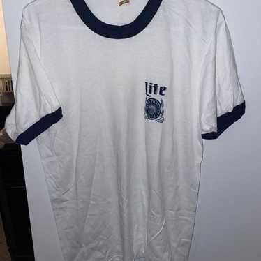 Vintage “Lite” Miller Lite T-Shirt Size Large NWOT