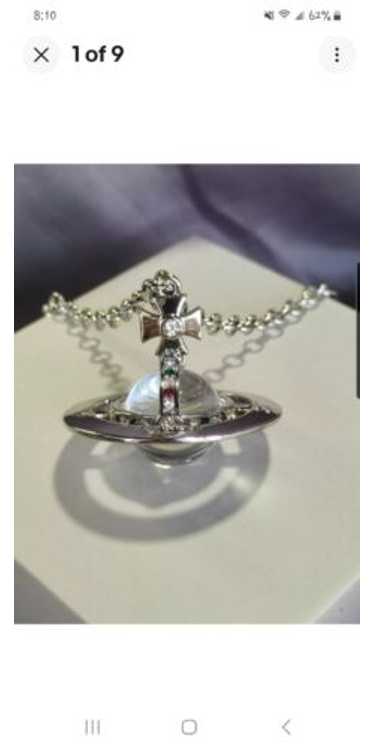 関送込★VivienneWestwood★ シルバークリスタルペンダント シルバー Vivienne Westwood(ヴィヴィアンウエストウッド