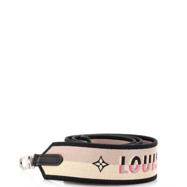 Louis Vuitton Logo Shoulder Strap Jacquard Wide