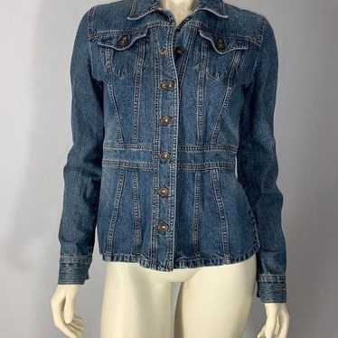 Vintage DKNY Jeans Denim Jacket Medium Y2K Mid Blu