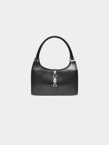 Gucci 2000s Vintage Black Leather Jackie Bag