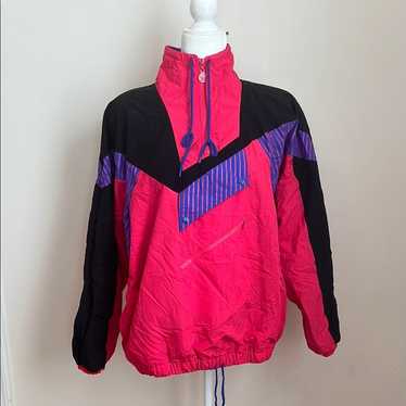 Vintage Adidas Half Zip Windbreaker Jacket