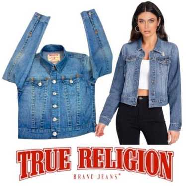 True Religion (XS) Emily Distressed Stretch Jean J