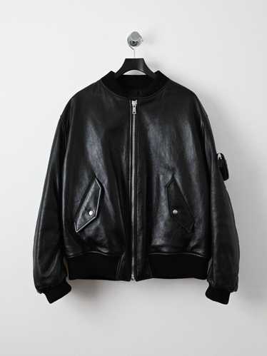 Prada × Raf Simons Nappa Leather Bomber Jacket