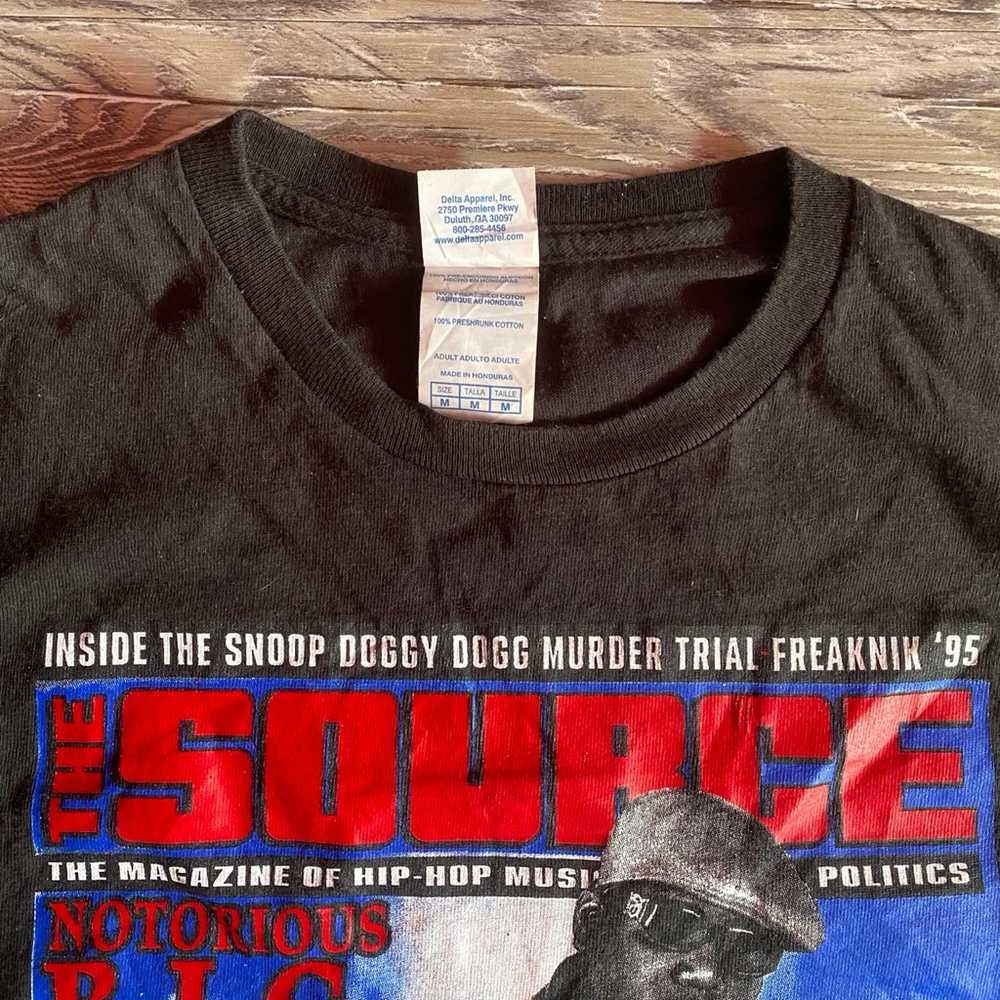 1995 Notorious BIG The Source magazine T shirt si… - image 3