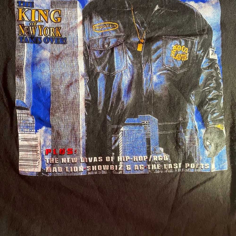 1995 Notorious BIG The Source magazine T shirt si… - image 4