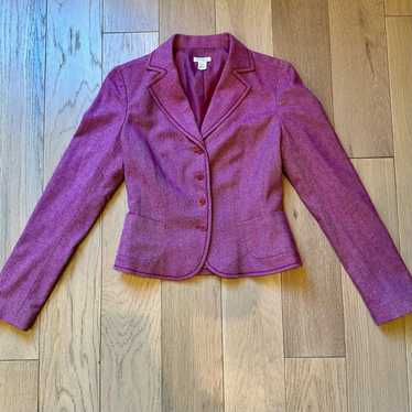 Halogen Pink Herringbone Blazer Size XS