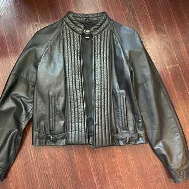 Genuine Vintage Leather Moto Jacket