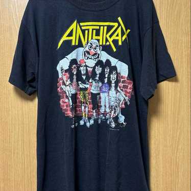 ANTHRAX　アンスラックス　1988ツアー バンドTシャツ Anthrax / アンスラックス - U.S. Attack Tour Tシャツ(ブラック