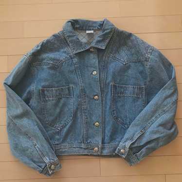 Puff Sleeve Denim Jacket