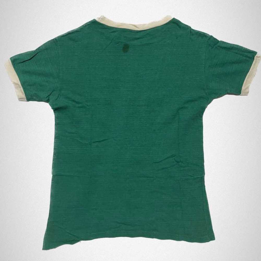 Rare 80s vintage Adidas made in the USA Ringer T-… - image 2