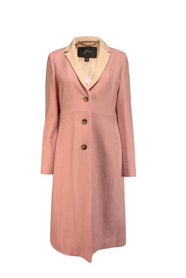 J.Crew Collection - Light Pink Wool Longline Coat 