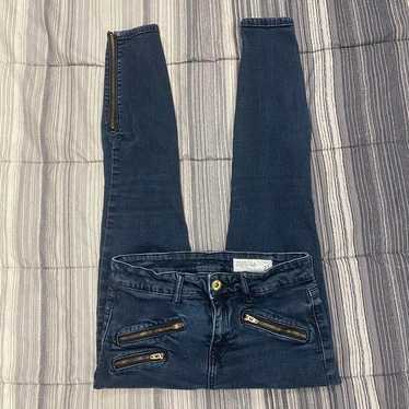 Vintage Pistola Moto Skinny Jeans