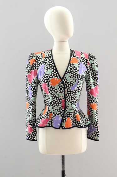 Vintage Lillie Rubin Silk Top