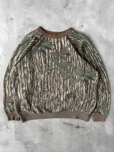 Real Tree Camo Sweatshirt 80's - Large