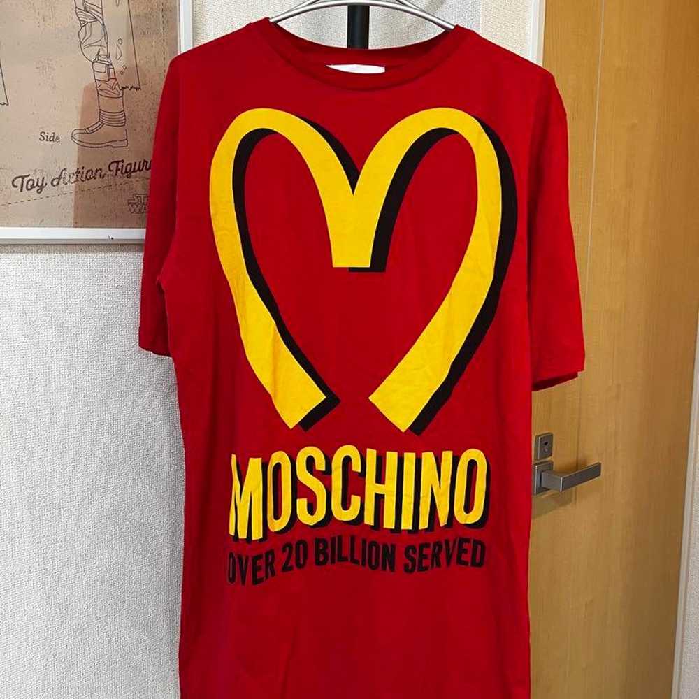 【Mint Condition】Rare! MOSCHINO McDonald's T-Shirt