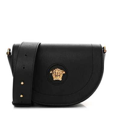 VERSACE Grained Calfskin La Medusa Small Shoulder 