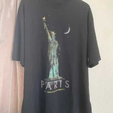 BALENCIAGA PARIS LIBERTY Statue of Liberty Print T