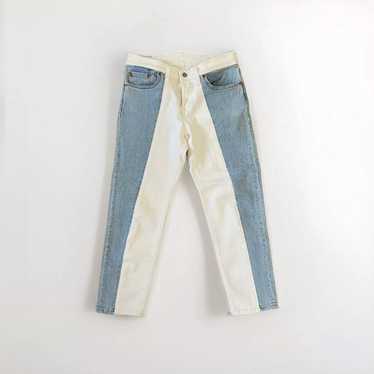 Levis denim colorblock jeans