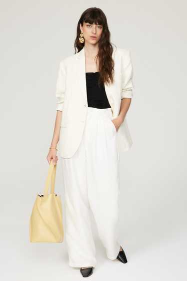 Anine Bing White Carrie Pants