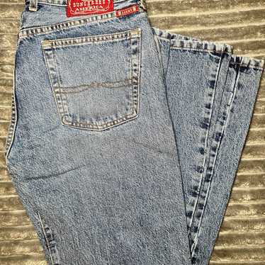 Vintage Lucky brand dungarees jeans