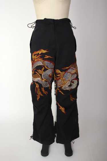 Maharishi Dragon Embroidered Pants