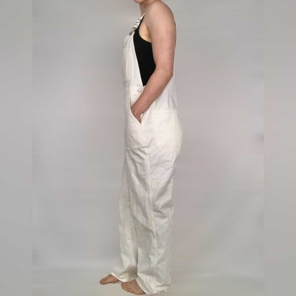 Outerknown Voyage Cord Overalls in White - image 5