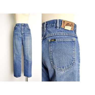 1980s Lee Denim Jeans Size 32x30 80s Jeans Vintage