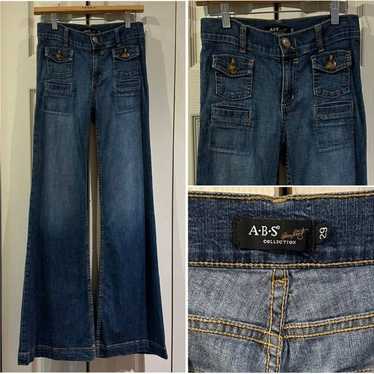 *RARE* VTG ABS Allen Schwartz Mid Rise Wide Leg Pa