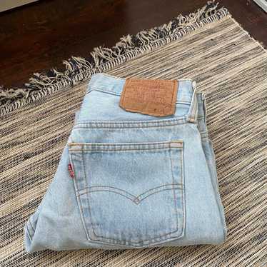 Levi 501 jeans light wash RARE