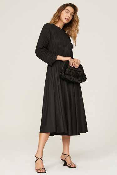 VINCE. Micro Pleated Dress