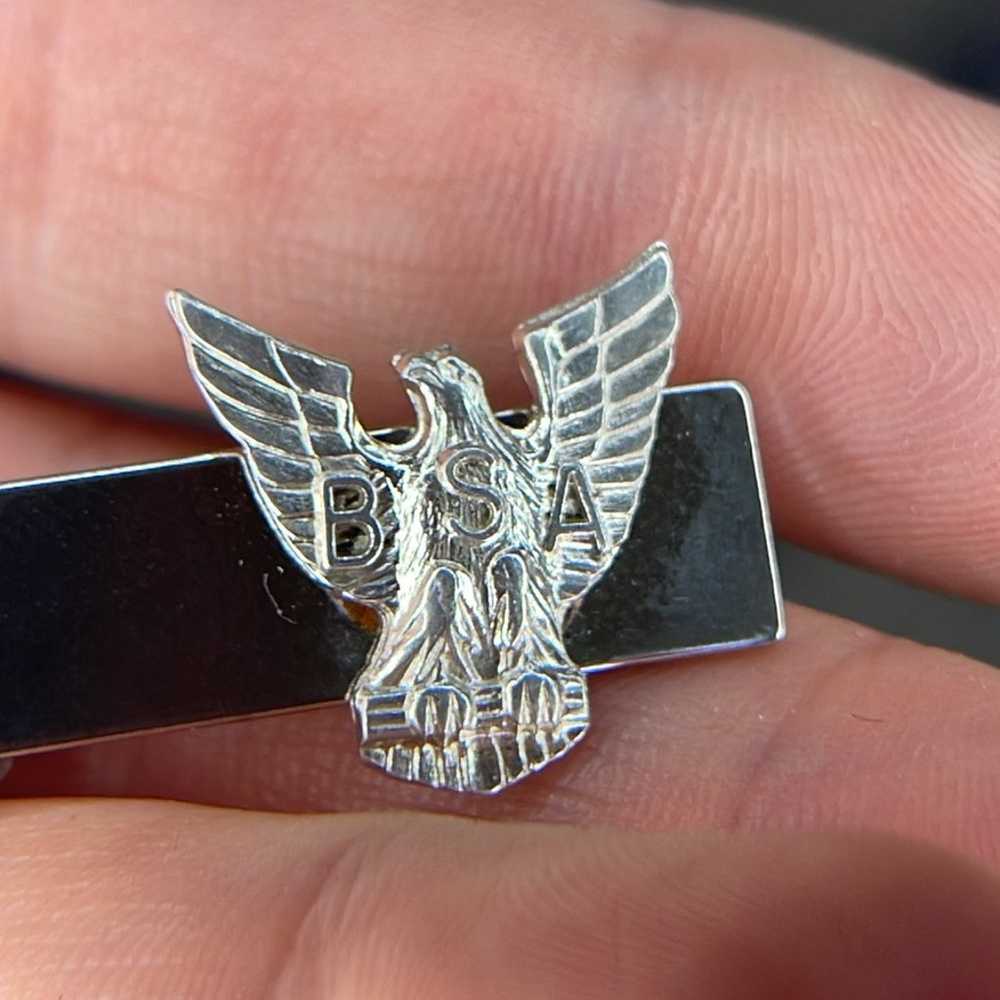 Vintage Boy Scouts of America Tie Bar - image 4