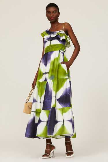 Busayo Collective One Shoulder Tie Dye Maxi