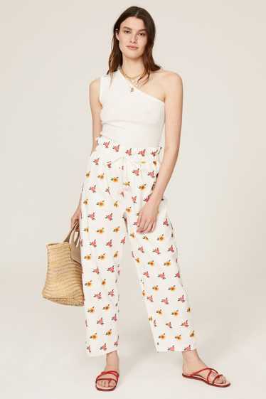 FARM Rio Mixed Flowers Embroidered Pants