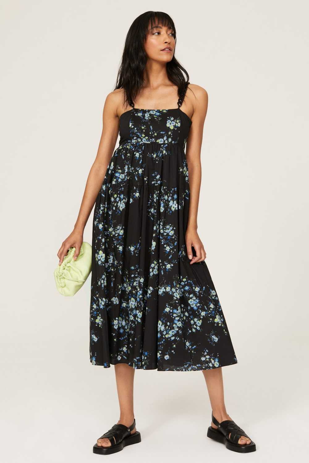 Les Reveries Floral Chain Strap Dress - image 1